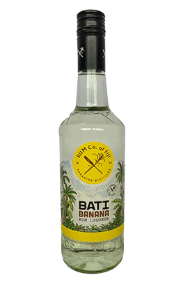 Paramount Bati Banana Rum Liqueur in 700ml bottle, spiced rum with banana flavor, shown in clear glass bottle.