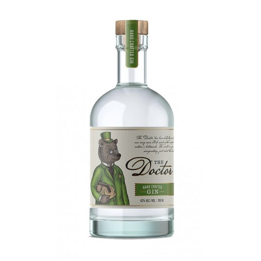 Paramount Spirits The Natural Distilling Co Limonene Hemp Gin 700ml bottle with label and clear glass bottle.