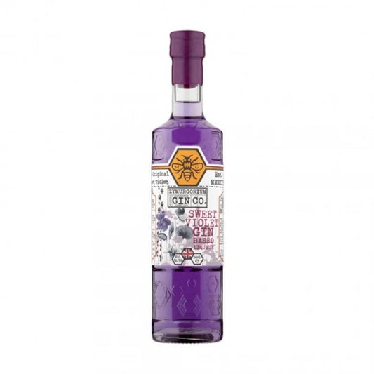 Paramount Sweet Violet Gin Liqueur bottle, 500ml, featuring a violet floral label and clear glass bottle.