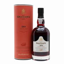 Grahams 10 Year Old Tawny Port bottle by Paramount, 750ml, featuring a rich amber color and elegant label.