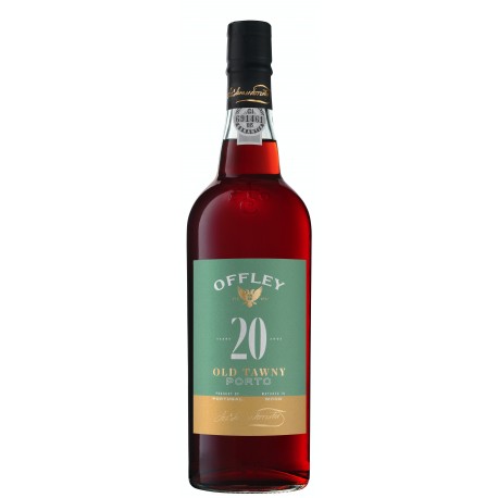 Paramount Offley 20 Year Old Tawny Port in a 750ml bottle, showcasing rich amber color and elegant label design.