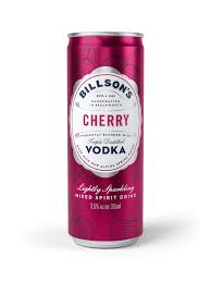 Pack of 24 Paramount Billson's Vodka & Cherry premixed drinks, 355ml bottles, ready-to-drink vodka cherry beverages.
