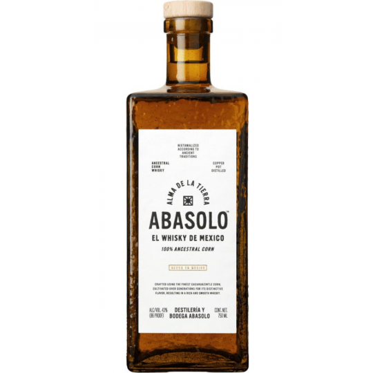Paramount Abasolo Whisky 750ml bottle with label, showcasing amber-colored whisky in a clear glass bottle.