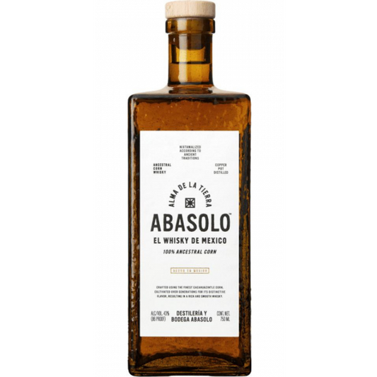 Paramount Abasolo Whisky 750ml bottle with label, showcasing amber-colored whisky in a clear glass bottle.