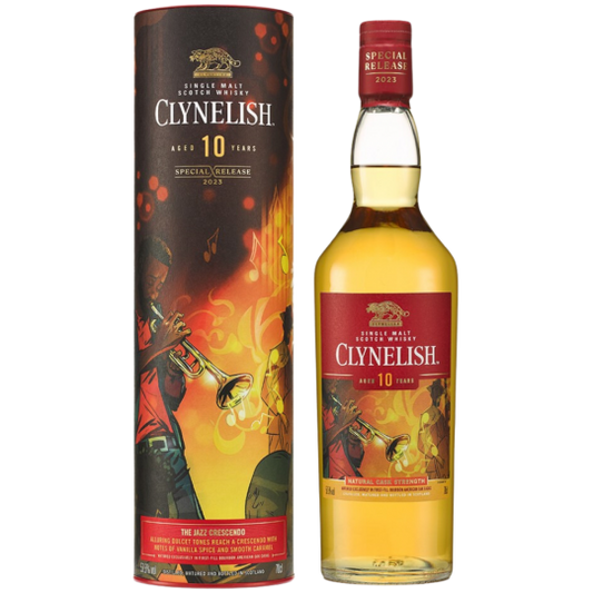 Clynelish 10 Year Old Special & Rare Whisky by Paramount in a 700ml bottle, featuring a dark amber liquid and classic whisky label.