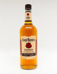 Paramount Four Roses Original Yellow Label Bourbon Whisky 1L bottle with label and packaging visible.