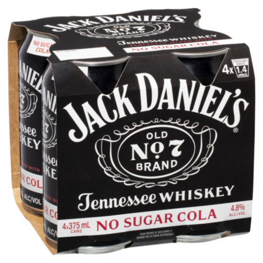 Paramount Jack Daniels Old No.7 Tennessee Whiskey 1L bottle with distinctive label and clear glass showcasing amber whiskey.