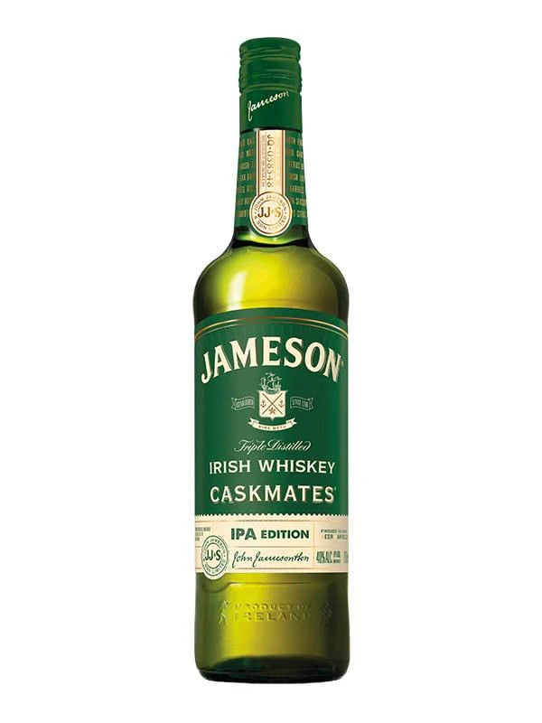 Paramount Jameson Caskmates IPA Edition whisky bottle, 700ml, with label showcasing its distinctive design and branding.