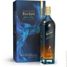 Johnnie Walker Blue Ghost & Rate Glenury Royal whisky 700ml bottle from Paramount, featuring a dark label and premium packaging.