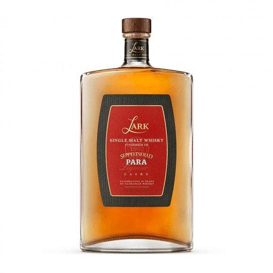 Paramount Lark Distillery Para 1992 Vintage Release single malt whisky in 500ml bottle, showcasing rich amber color and label detail.