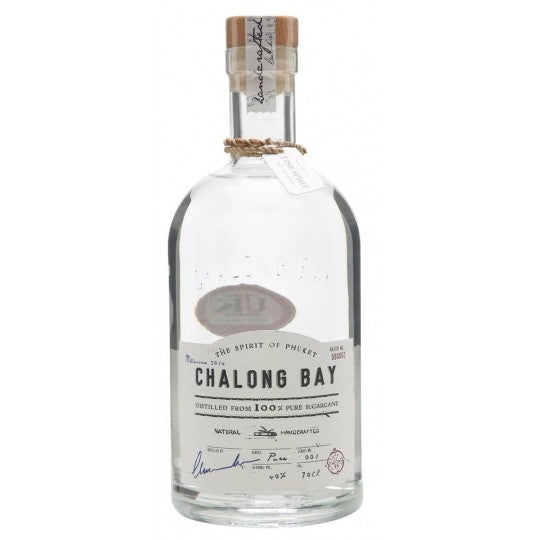 Bottle of Paramount Chalong Bay Rum Pure white rum in a 700mL glass bottle with a clear label.