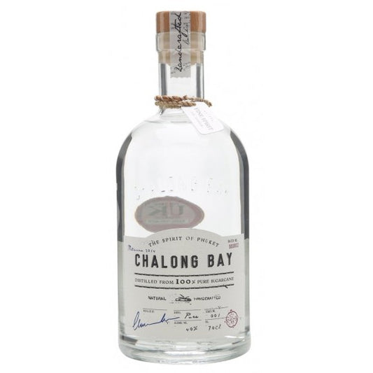 Bottle of Paramount Chalong Bay Rum Pure white rum in a 700mL glass bottle with a clear label.