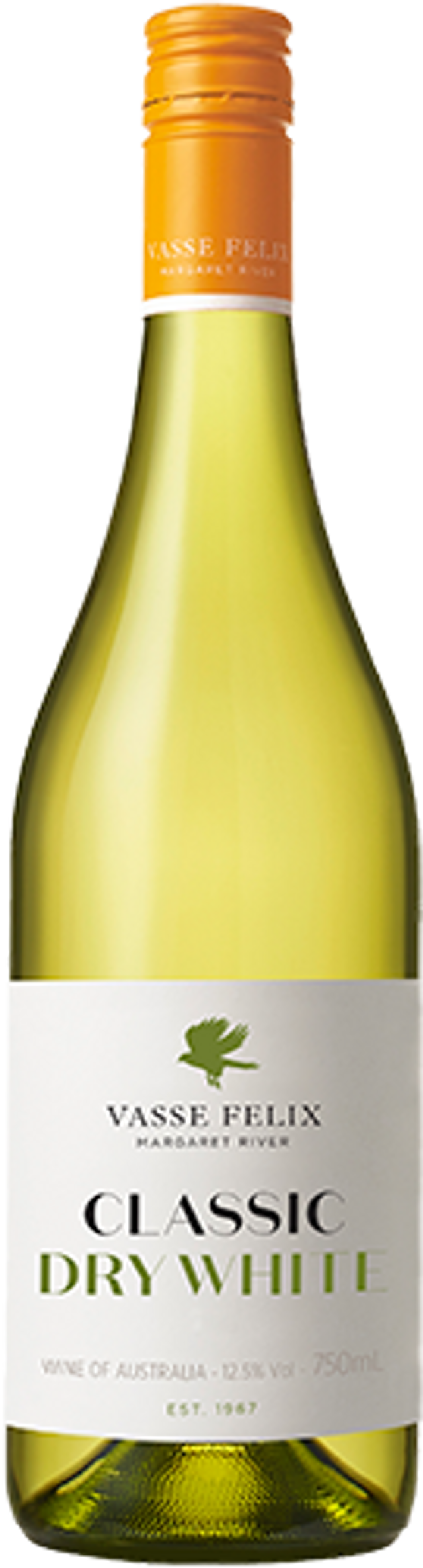 Vasse Felix Premier Sauvignon Blanc Semillion white wine bottle by Paramount, 750ml, with label showing elegant design and branding