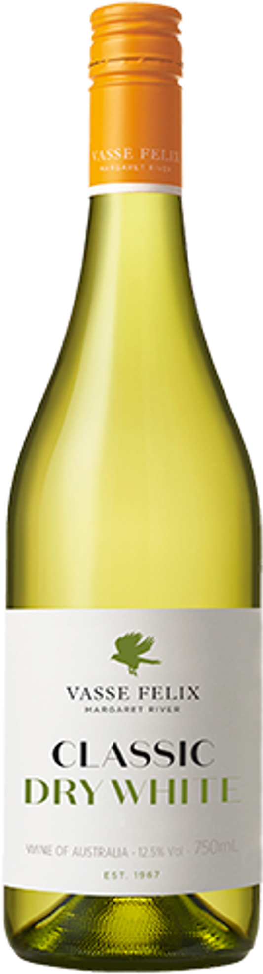 Vasse Felix Premier Sauvignon Blanc Semillion white wine bottle by Paramount, 750ml, with label showing elegant design and branding