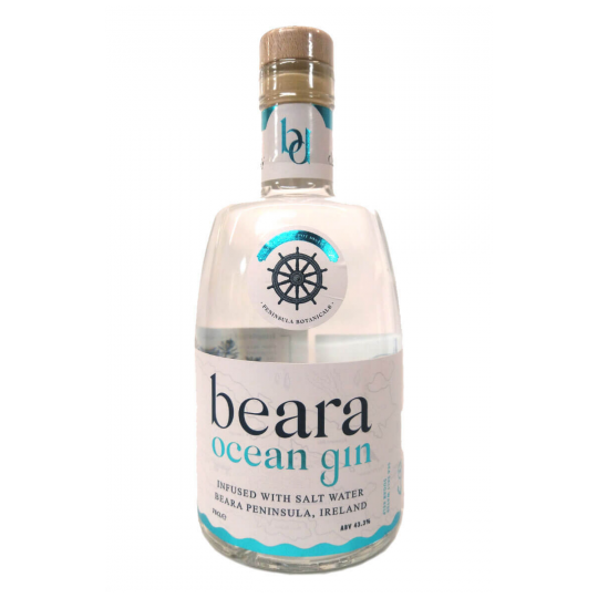 Bottle of Giniversity Southern Ocean Australian Gin by The Spirits Company, 500ml, with distinctive label and clear glass bottle.