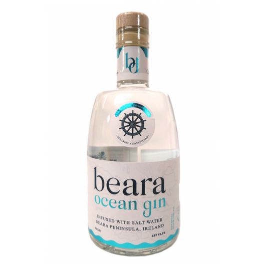 Bottle of Giniversity Southern Ocean Australian Gin by The Spirits Company, 500ml, with distinctive label and clear glass bottle.